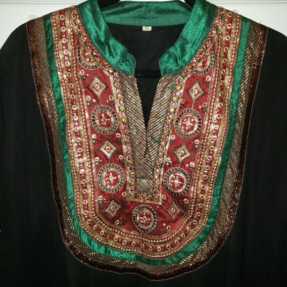 3-Piece Indian Wedding Salwar Dress Suit-Plus Size - Picture 2 of 7